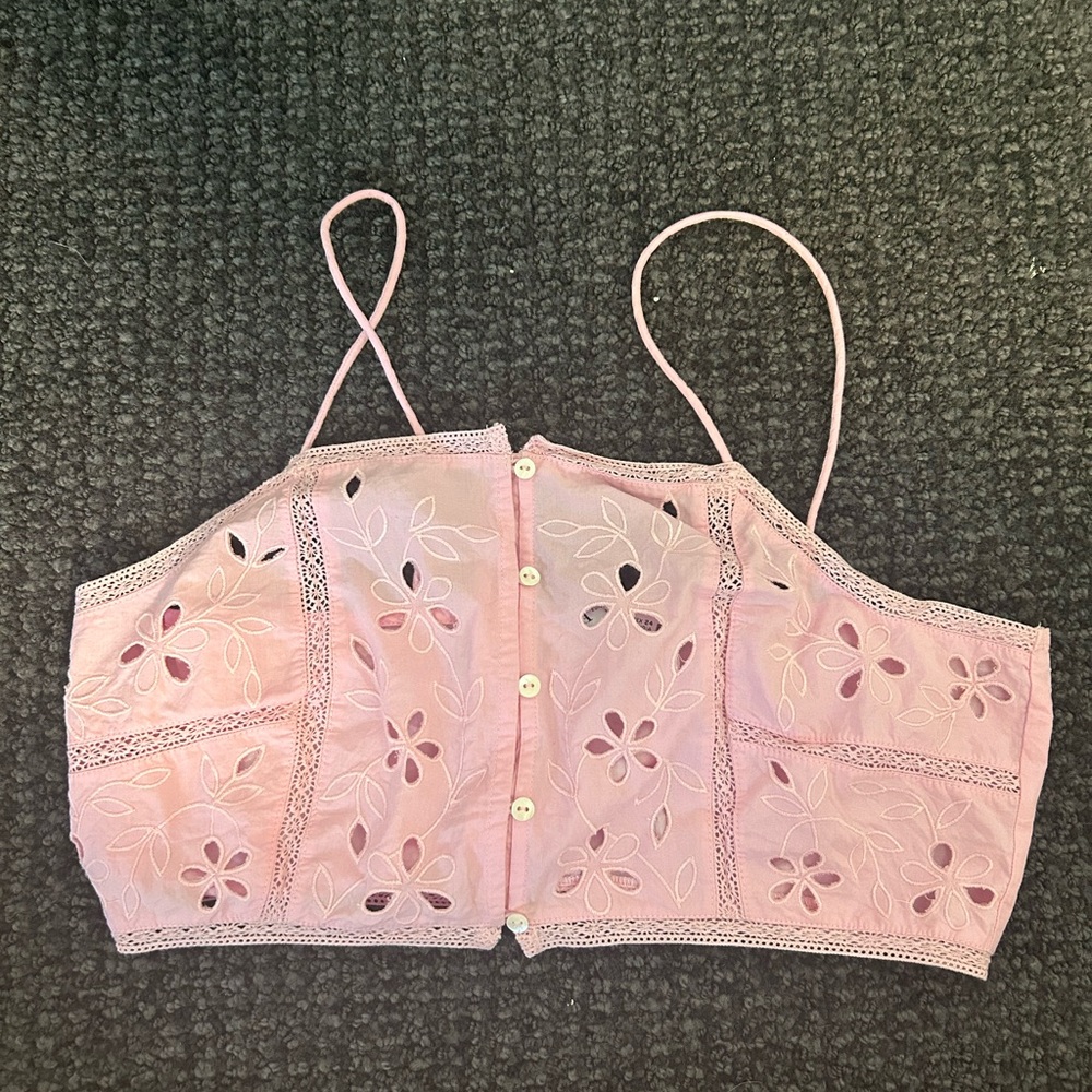 Pink Zara Crop Top - Size XS